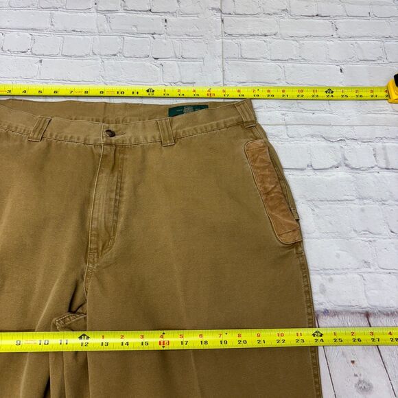 Vintage Orvis Men Khaki Canvas Field Work Pants Size 38 (38x31) Cotton D050 -1 - Picture 3 of 16